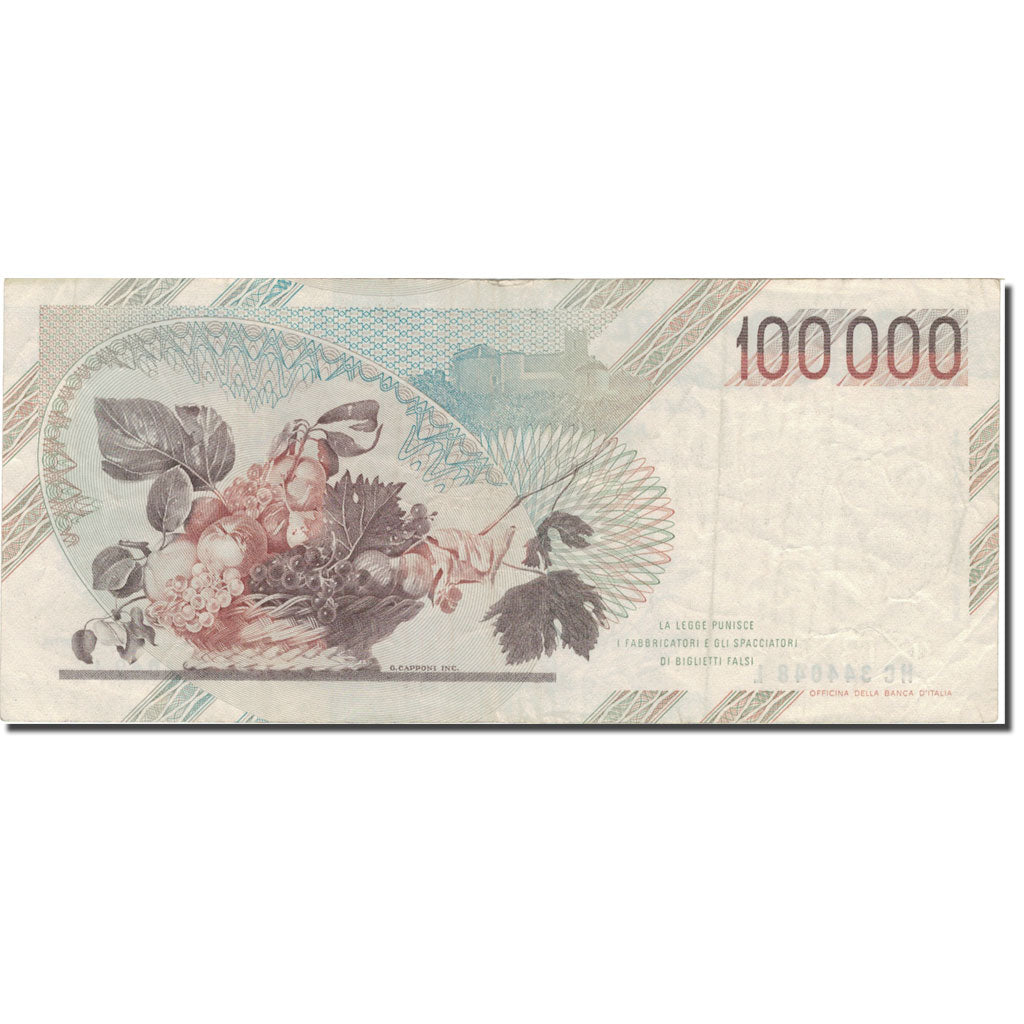 Billet, Italie, 100,000 Lire, 1983, 1983-09-01, KM:110a, TB+