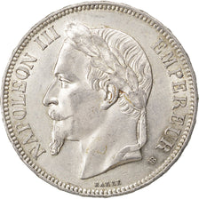 FRANCE, Napoléon III, 5 Francs, 1869, Strasbourg, KM #799.2, MS(60-62), Silver,