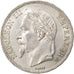 FRANCE, Napoléon III, 5 Francs, 1869, Strasbourg, KM #799.2, MS(60-62), Silver,