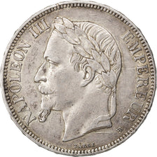 Second Empire, 5 Francs Napoléon III tête laurée