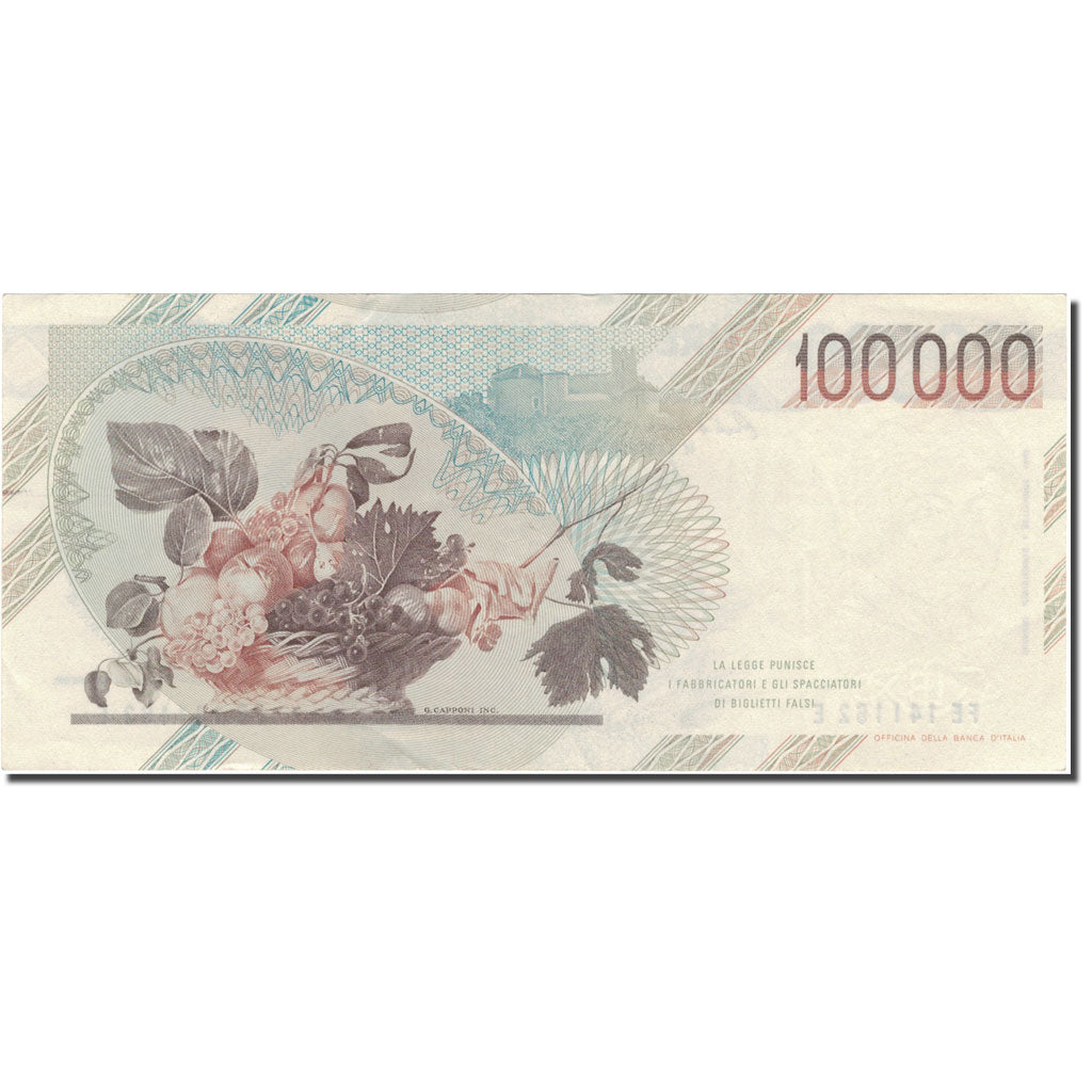 Banknote, Italy, 100,000 Lire, 1983, 1983-09-01, KM:110b, AU(50-53)