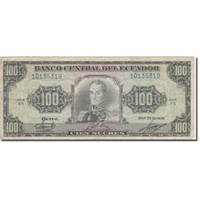 Banknote, Ecuador, 100 Sucres, 1986, 1986-04-29, KM:123, VF(20-25)