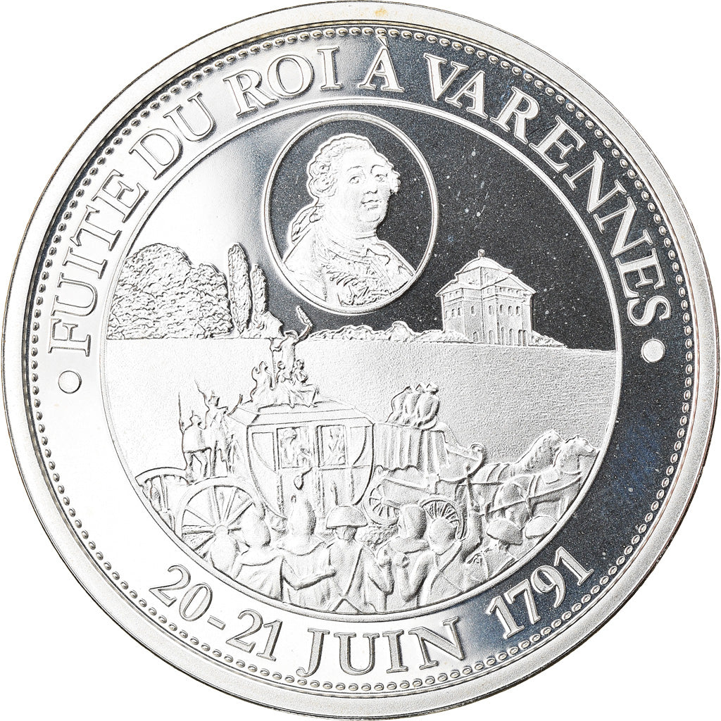 France, Médaille, Révolution Française, Fuite du Roi à Varennes, History