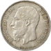Belgio, Leopold II, 5 Francs, 5 Frank, 1873, BB, Argento, KM:24