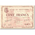 Francia, Saint-Omer, 100 Francs, 1940, FDS