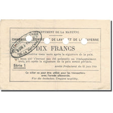 Frankrijk, Laval, 10 Francs, 1940, TTB