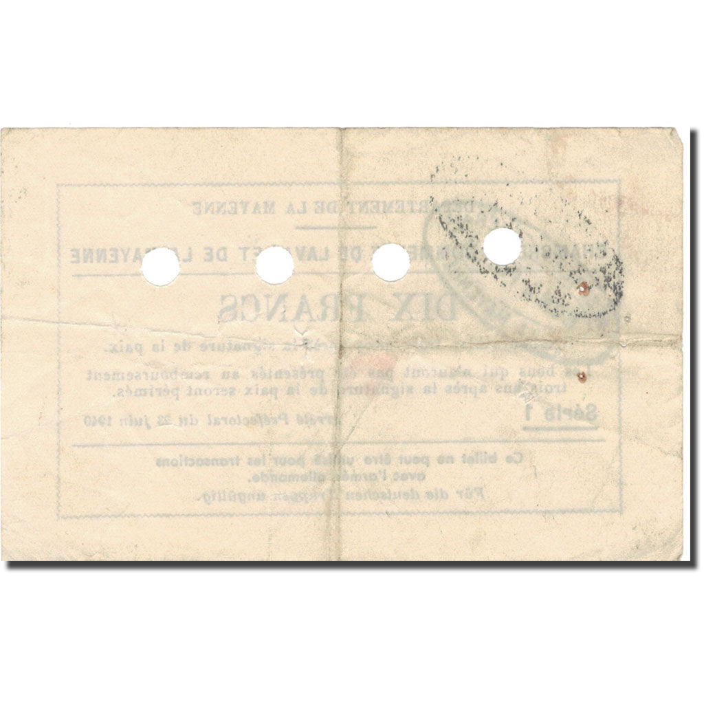 Frankrijk, Laval, 10 Francs, 1940, TTB