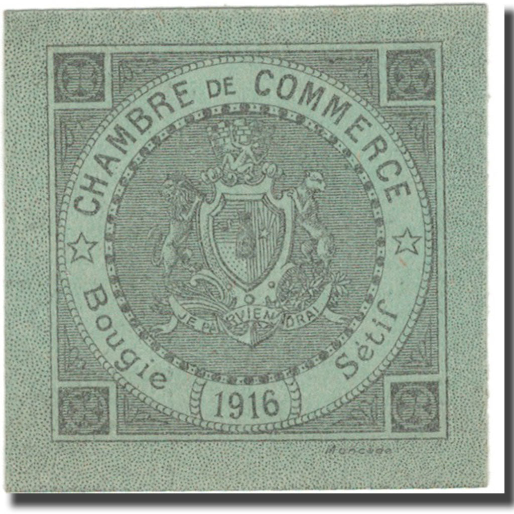 Biljet, Algerije, 5 Centimes, 1916, TTB+
