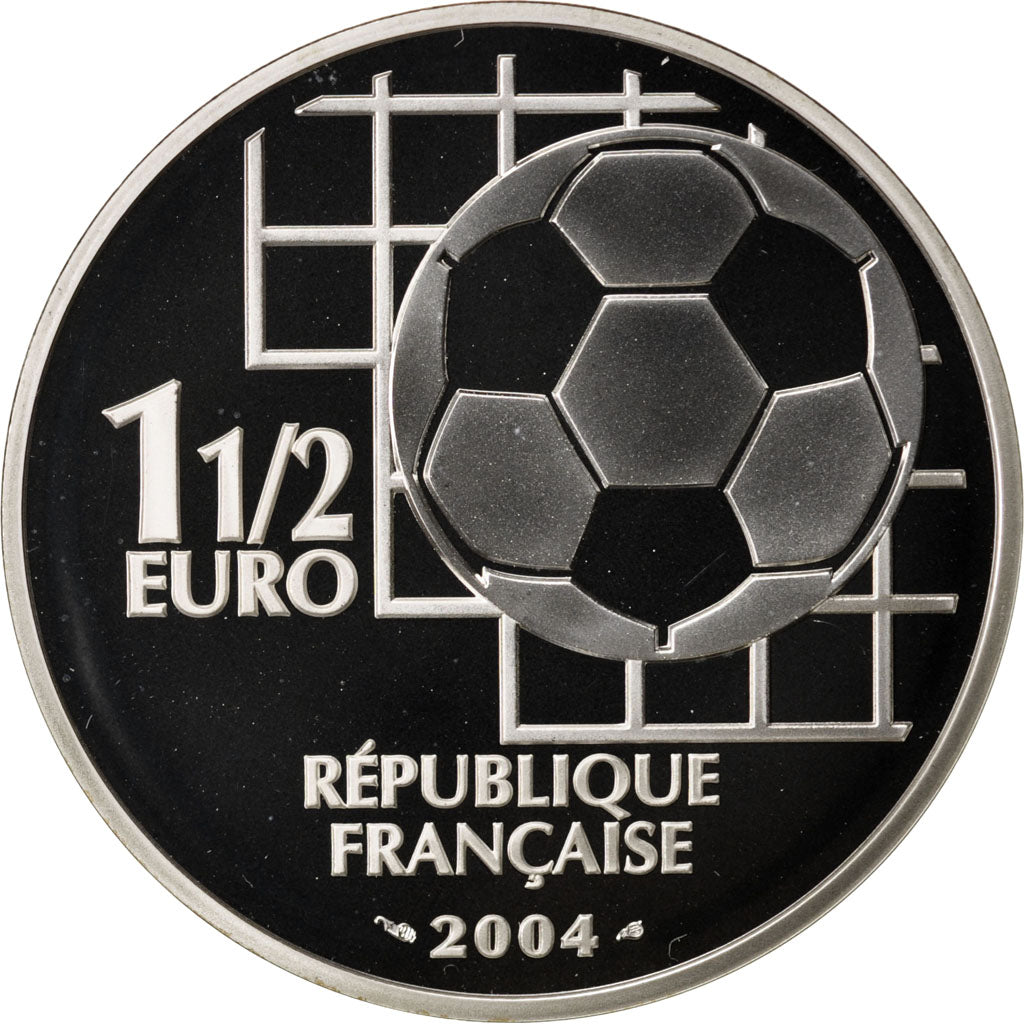 France, 1,5 Euro, 2004, MS(65-70), Silver, 22.20