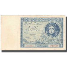Banconote, Polonia, 5 Zlotych, 1930, 1930-01-02, KM:72, MB