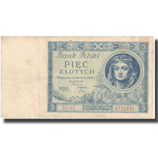 Banknote, Poland, 5 Zlotych, 1930, 1930-01-02, KM:72, VF(20-25)