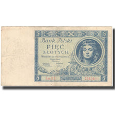 Billet, Pologne, 5 Zlotych, 1930, 1930-01-02, KM:72, TB