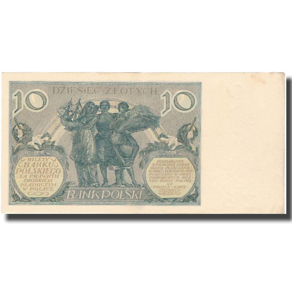 Banknote, Poland, 10 Zlotych, 1929, 1929-07-20, KM:69, VF(20-25)