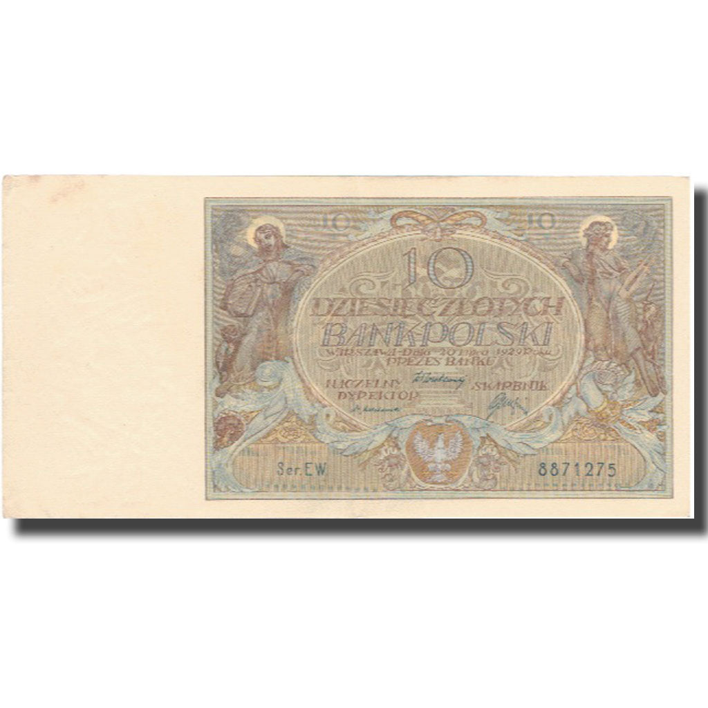 Billet, Pologne, 10 Zlotych, 1929, 1929-07-20, KM:69, TB