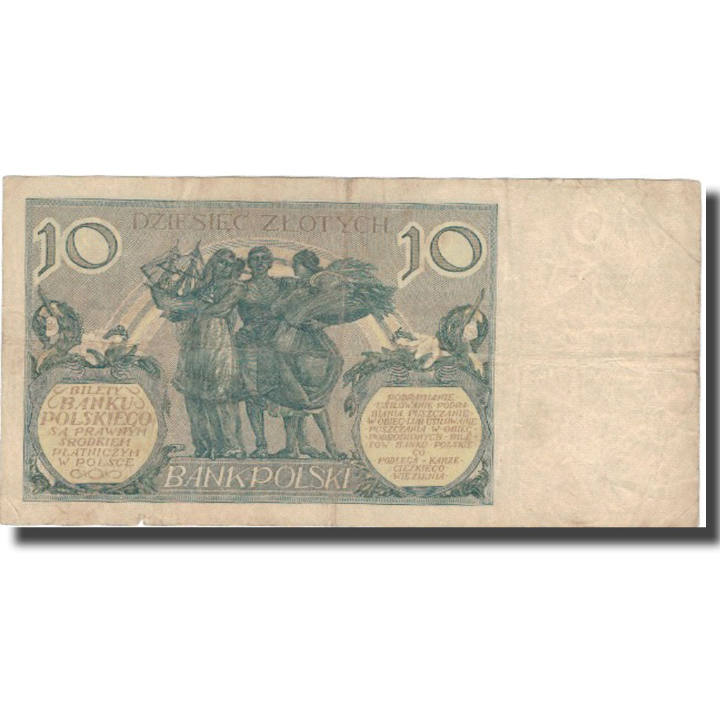 Billet, Pologne, 10 Zlotych, 1929, 1929-07-20, KM:69, TB