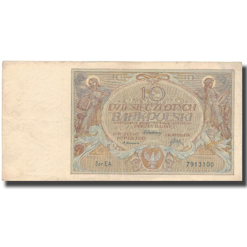Billet, Pologne, 10 Zlotych, 1929, 1929-07-20, KM:69, TB