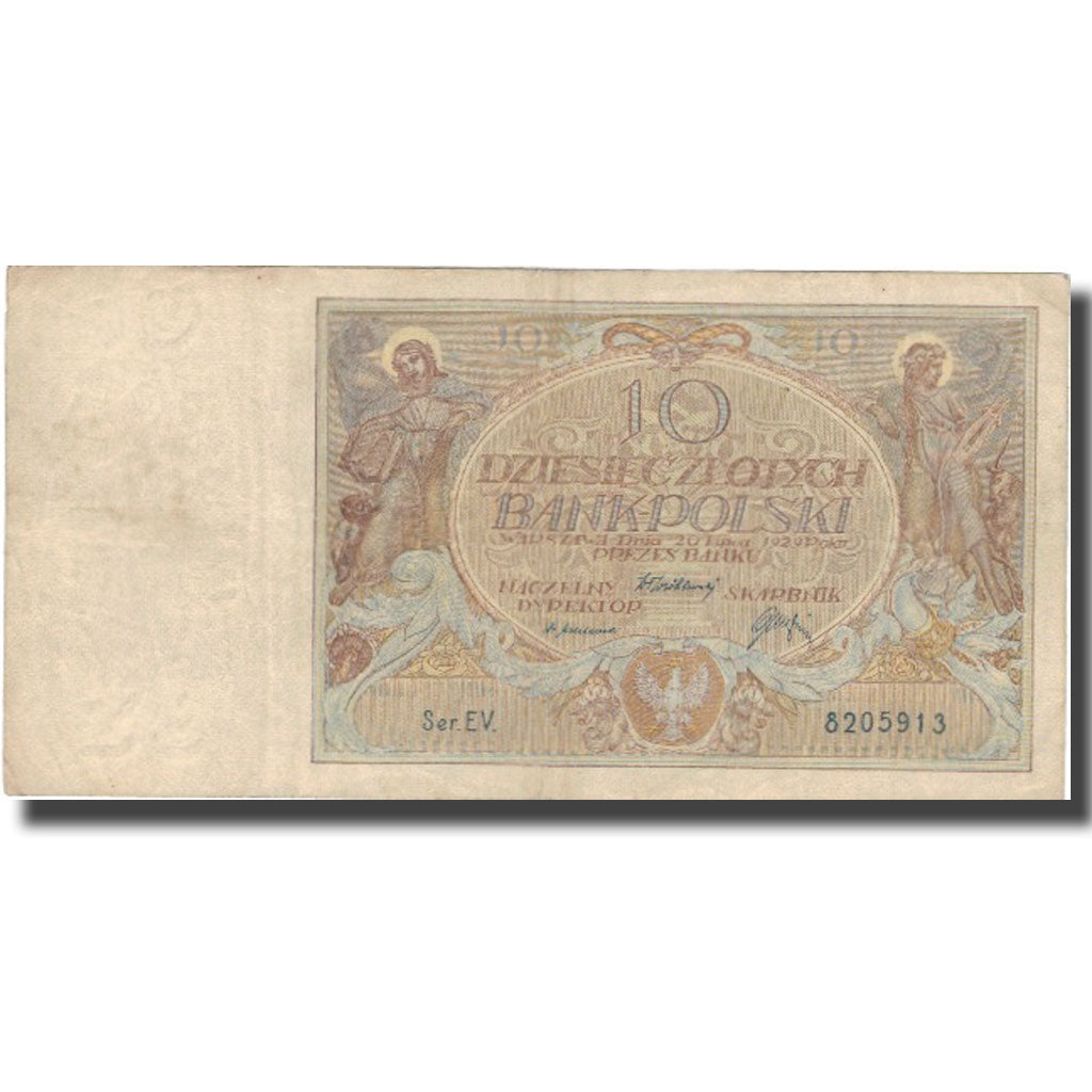 Billet, Pologne, 10 Zlotych, 1929, 1929-07-20, KM:69, TB