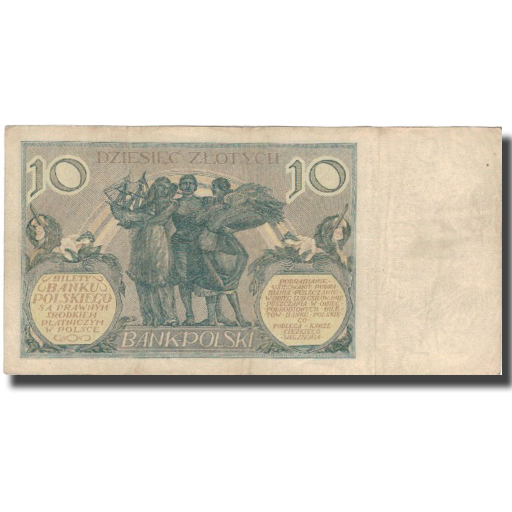 Billet, Pologne, 10 Zlotych, 1929, 1929-07-20, KM:69, TB