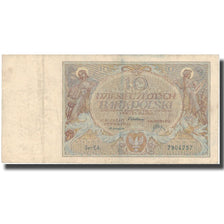 Banknote, Poland, 10 Zlotych, 1929, 1929-07-20, KM:69, VF(20-25)
