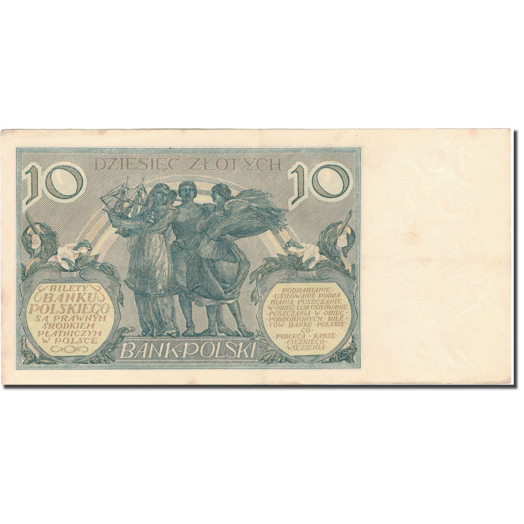 Billet, Pologne, 10 Zlotych, 1929, 1929-07-20, KM:69, TB