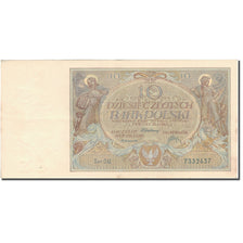 Nota, Polónia, 10 Zlotych, 1929, 1929-07-20, KM:69, VF(20-25)