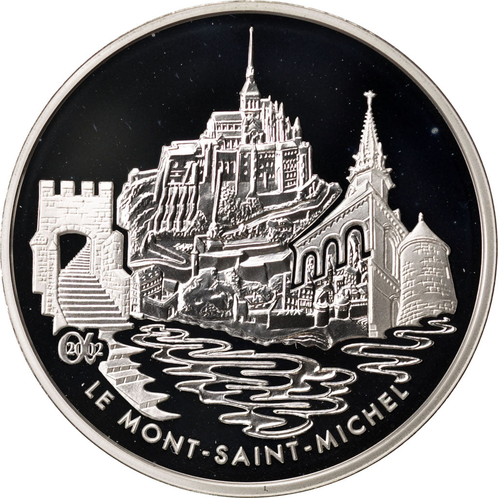 Francia, 1,5 Euro, 2002, FDC, Argento