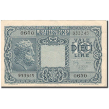 Banknote, Italy, 10 Lire, 1944, 1944-11-23, KM:32c, EF(40-45)