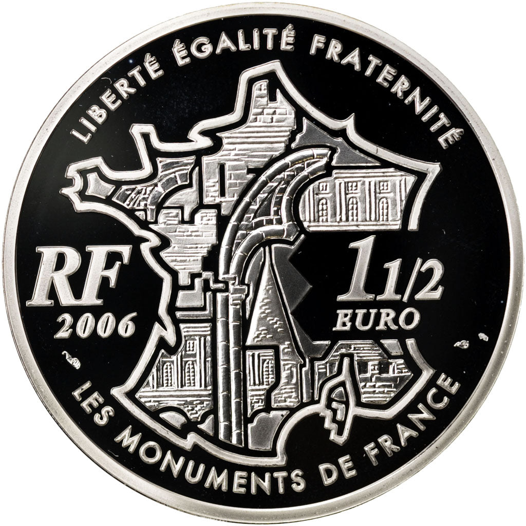 Coin, France, 1-1/2 Euro, 2006, MS(65-70), Silver