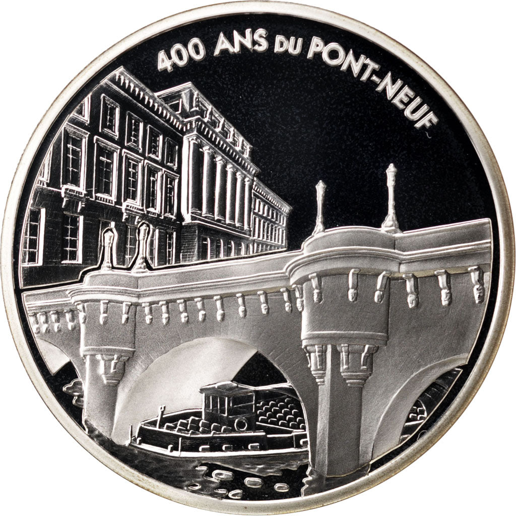 France, 1,5 Euro, 2007, MS(65-70), Silver, 22.20