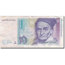 Banconote, GERMANIA - REPUBBLICA FEDERALE, 10 Deutsche Mark, 1989, 1989-01-02