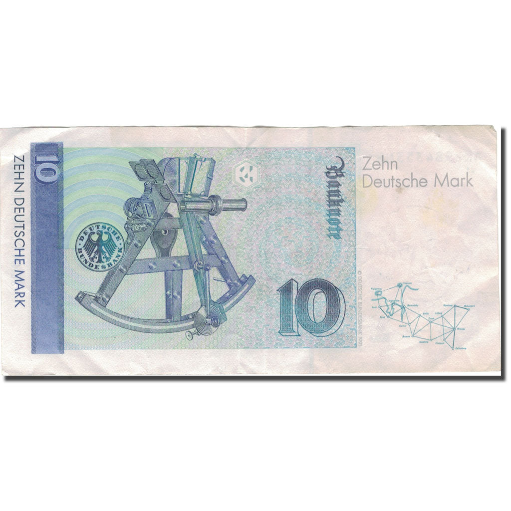 Banknote, GERMANY - FEDERAL REPUBLIC, 10 Deutsche Mark, 1989, 1989-01-02