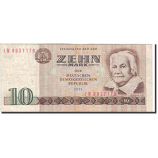 Banknote, Germany - Democratic Republic, 10 Mark, 1971, KM:28a, VF(30-35)