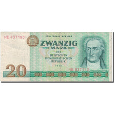 Banknote, Germany - Democratic Republic, 20 Mark, 1975, KM:29b, VF(20-25)