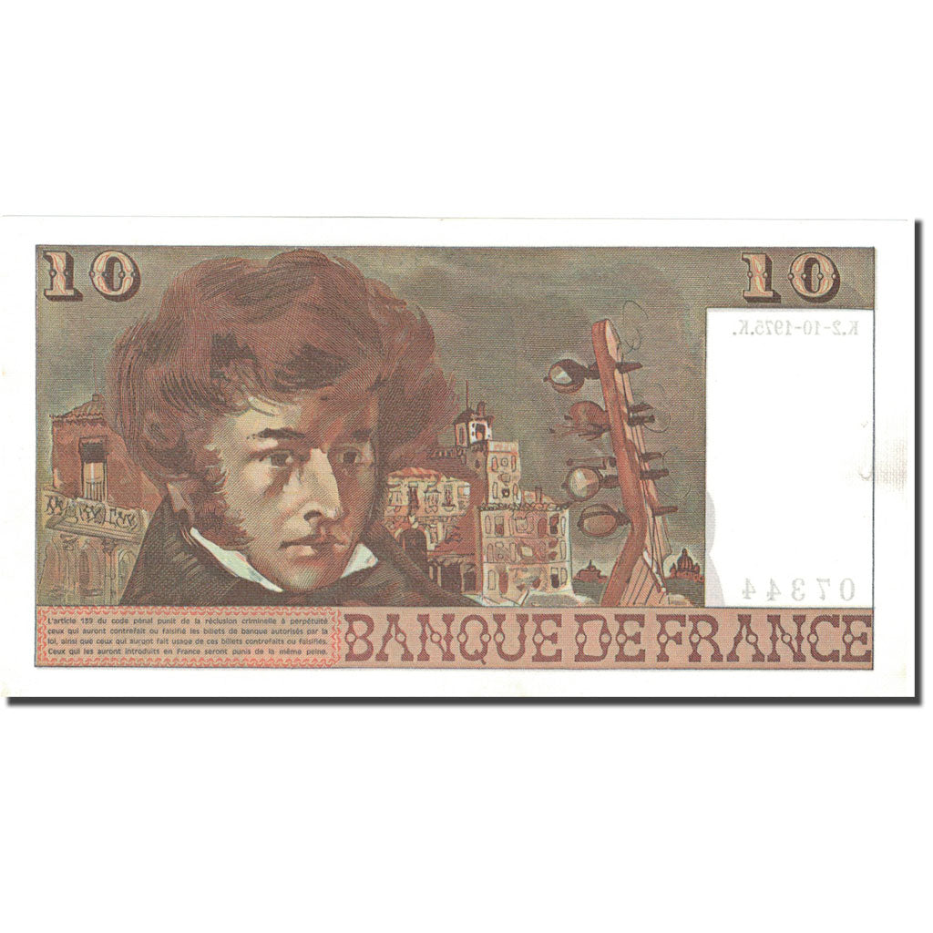 Francia, 10 Francs, 1975, 1975-10-02, SPL-, Fayette:63.13, KM:150b