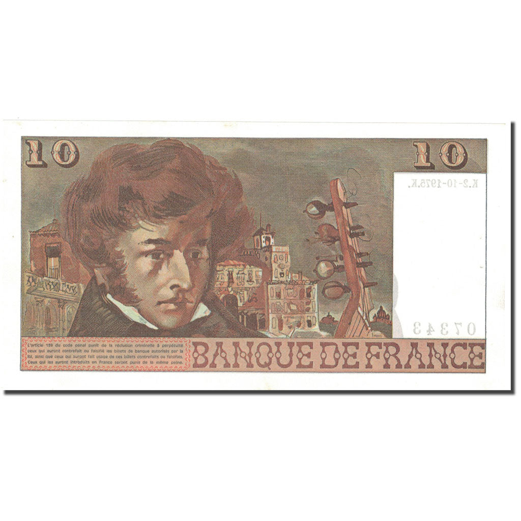 Frankreich, 10 Francs, 1975, 1975-10-02, VZ, Fayette:63.13, KM:150b