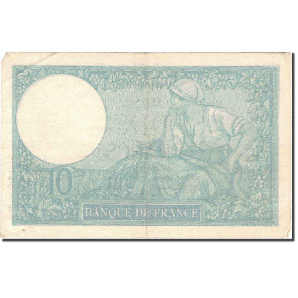 Francia, 10 Francs, Minerve, 1939, 1939-02-02, MB, Fayette:7.1, KM:84