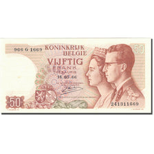 Geldschein, Belgien, 50 Francs, 1966, 1966-05-16, KM:139, UNZ-