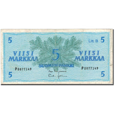 Geldschein, Finnland, 5 Markkaa, 1963, KM:106Aa, S