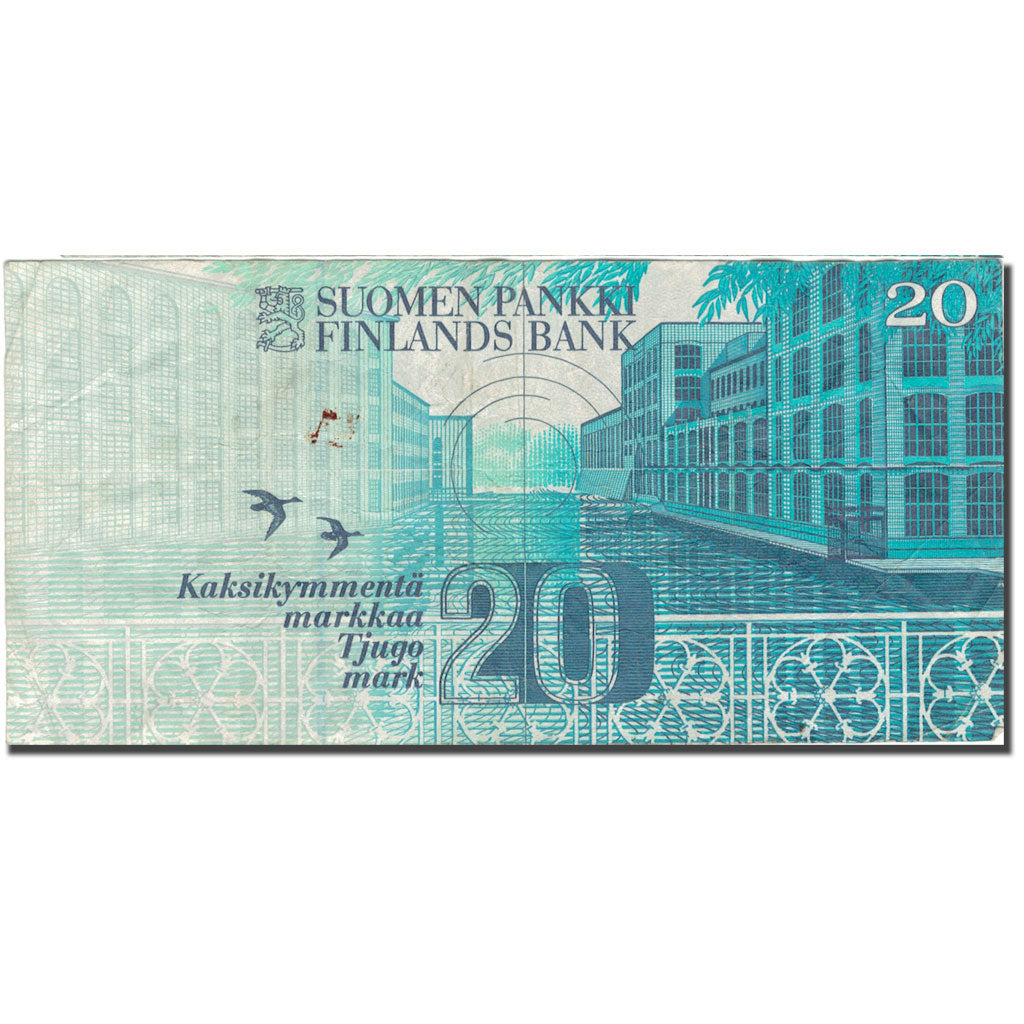 Banknote, Finland, 20 Markkaa, 1993, 1993, KM:123, VF(20-25)