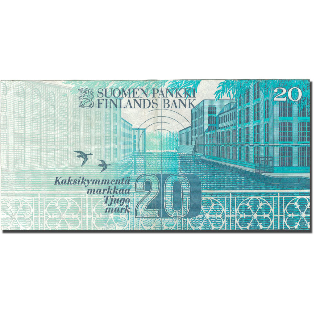 Banknote, Finland, 20 Markkaa, 1993, 1993, KM:123, VF(20-25)