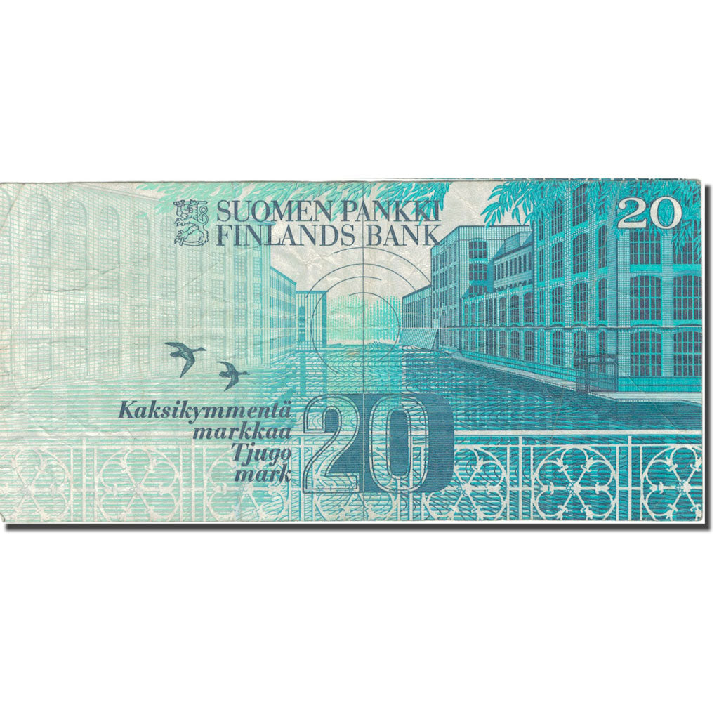 Banknote, Finland, 20 Markkaa, 1993, 1993, KM:123, VF(20-25)