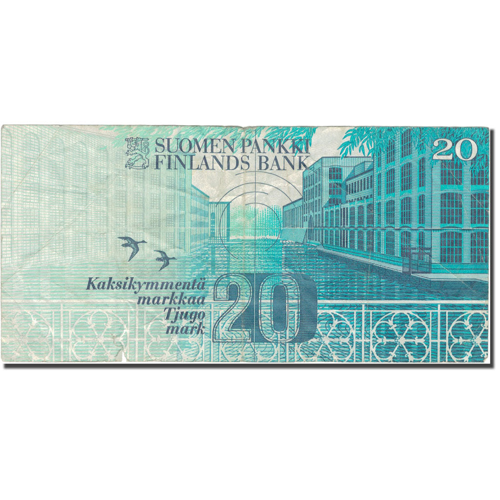 Banknote, Finland, 20 Markkaa, 1993, 1993, KM:123, F(12-15)