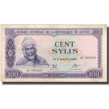 Banconote, Guinea, 100 Sylis, 1960, 1960-03-01, KM:19, MB
