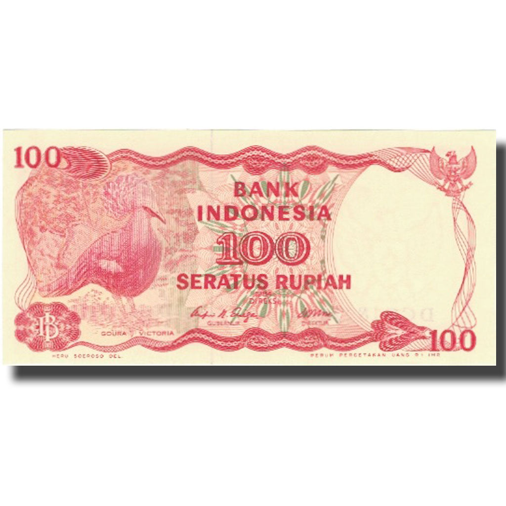 Banknote, Indonesia, 100 Rupiah, 1964, 1964, KM:97a, UNC(65-70)