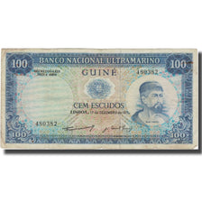 Banconote, Guinea portoghese, 100 Escudos, 1971, 1971-12-17, KM:45a, MB+