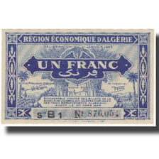 Banknote, Algeria, 1 Franc, 1944, 1944-01-31, KM:101, UNC(64)