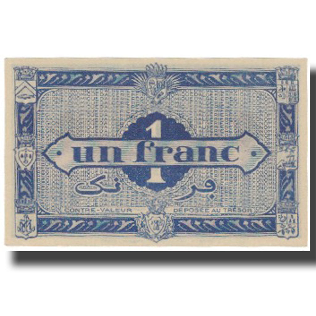 Banknote, Algeria, 1 Franc, 1944, 1944-01-31, KM:101, UNC(64)