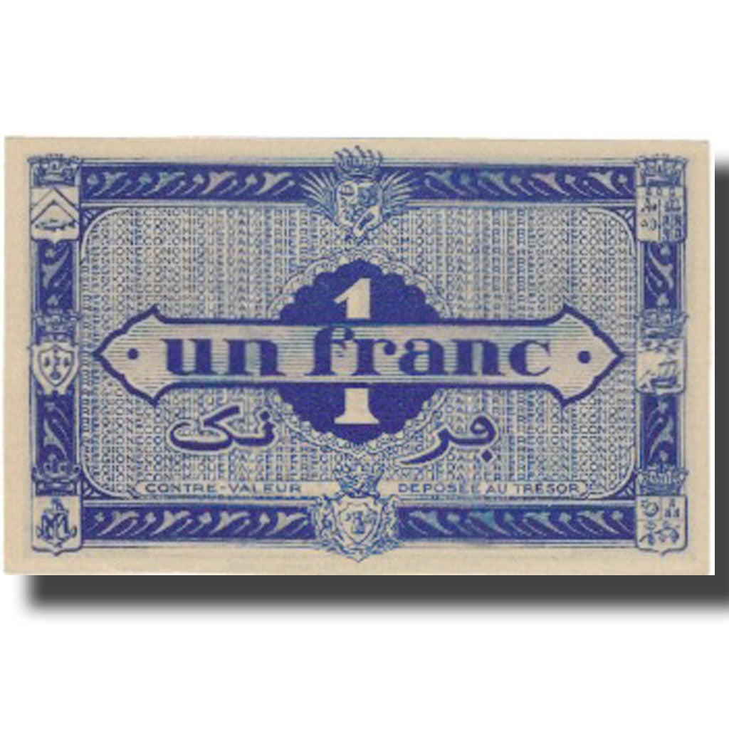 Banknote, Algeria, 1 Franc, 1944, 1944-01-31, KM:101, UNC(64)