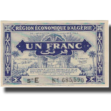 Billete, 1 Franc, 1944, Algeria, 1944-01-31, KM:101, SC+