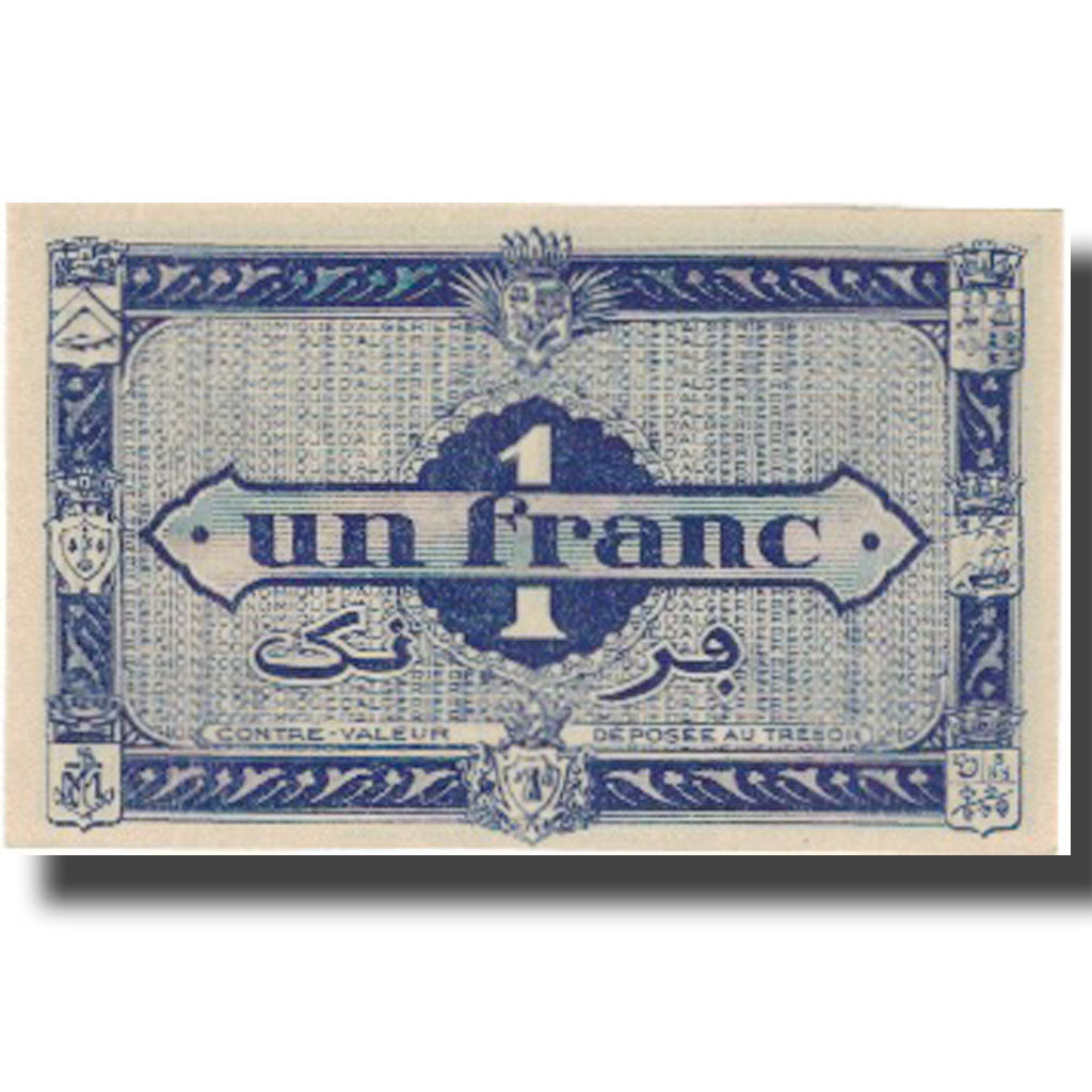 Banknote, Algeria, 1 Franc, 1944, 1944-01-31, KM:101, UNC(64)